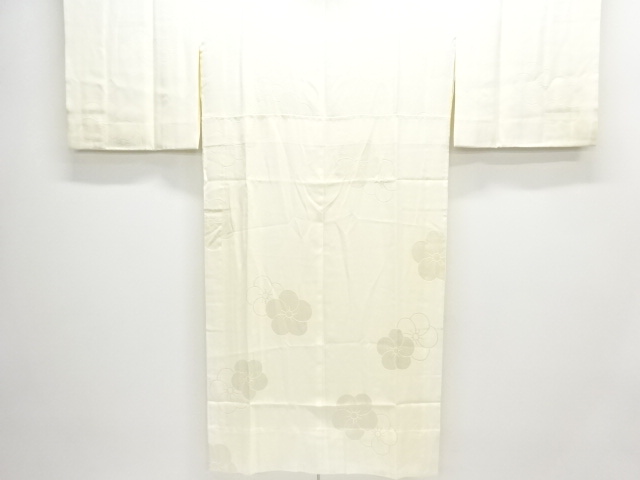 JAPANESE KIMONO / TWISTED PLUM PATTERN WOVEN HITOEJUBAN